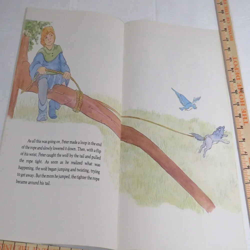 Peter and the Wolf BIG BOOK (almost 2 feet tall) Classroom Size